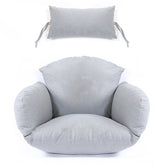 Hangstoel grijs kussen