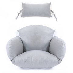 Hangstoel grijs kussen