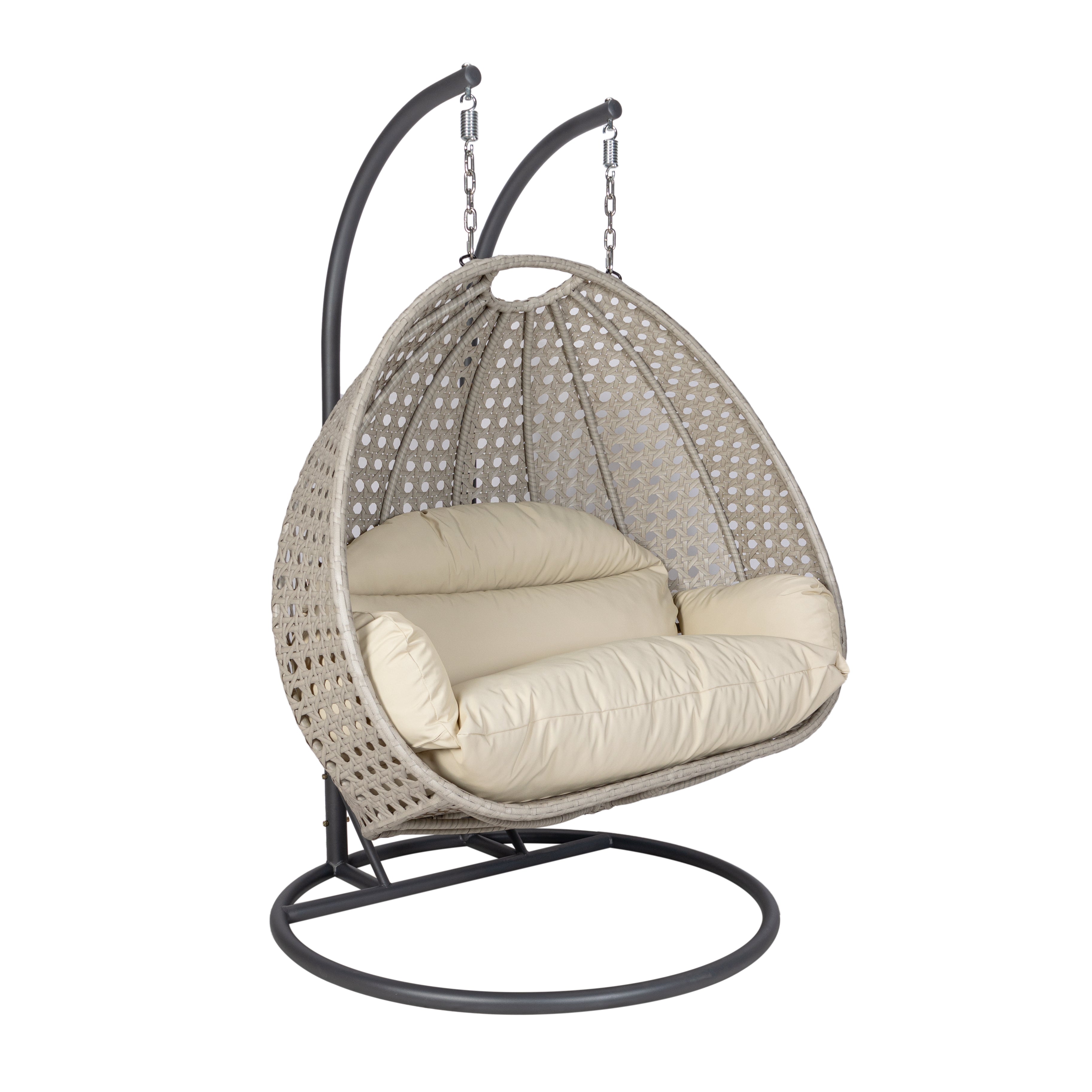 Hangstoel Dubai Licht Grijs met Standaard