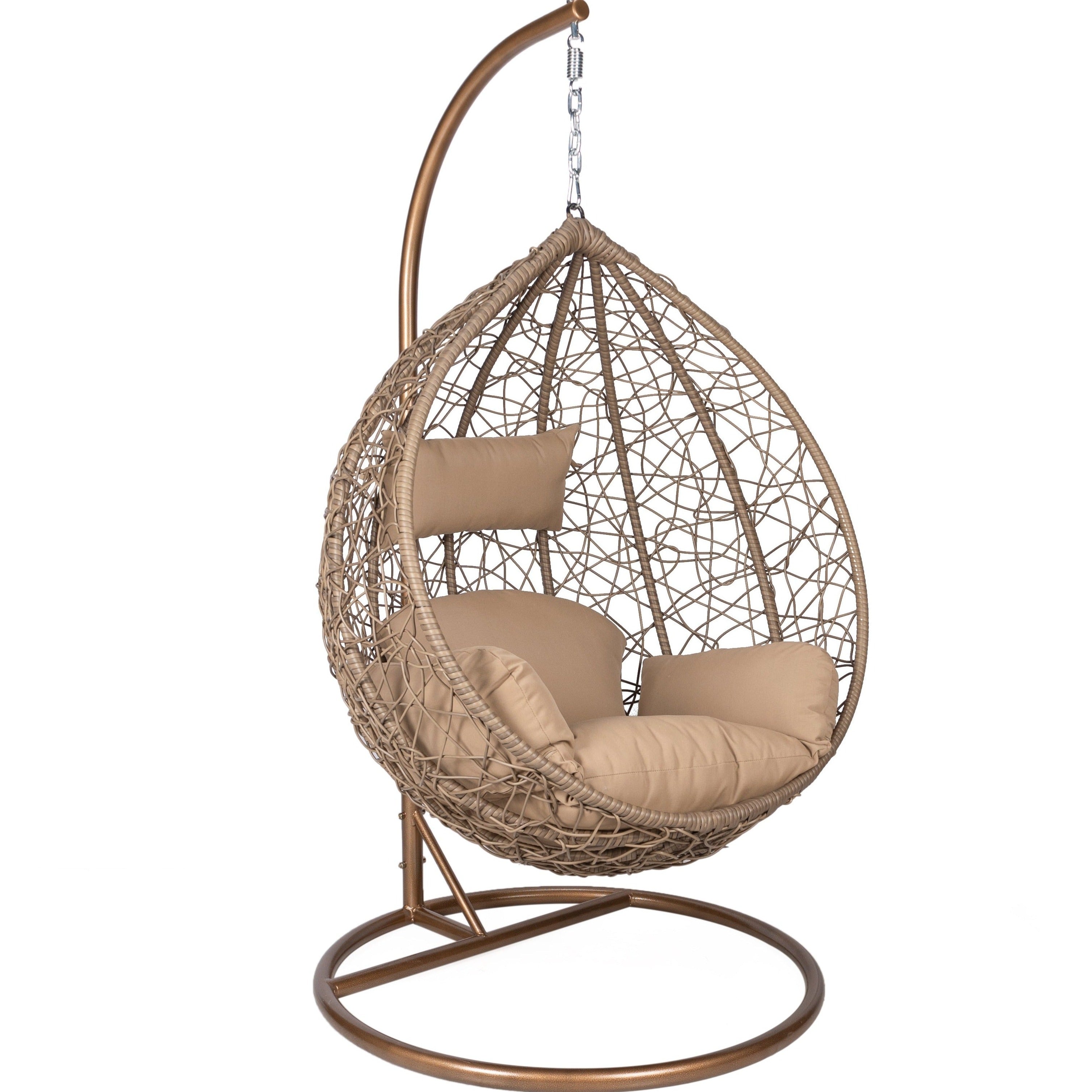 Hangstoel Spain Bruin met Standaard