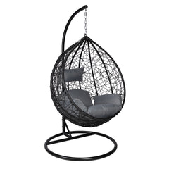 Hangstoel Spain Zwart met Standaard
