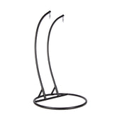 Standaard 2 persoons Hangstoel Zwart Gebogen