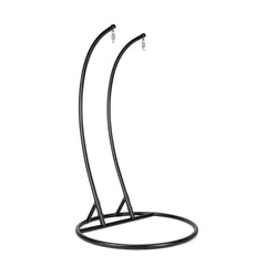 Standaard 2 persoons Hangstoel Zwart Gebogen