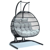 2 persoons Hangstoel Oslo grijs