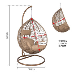 Hangstoel Spain Bruin