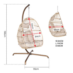 Hangstoel Symphony - Creme Wicker