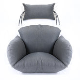 Luxe Hangstoelkussen Donker grijs