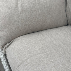 Luxe Dikker Hangstoelkussen- Grijsbeige