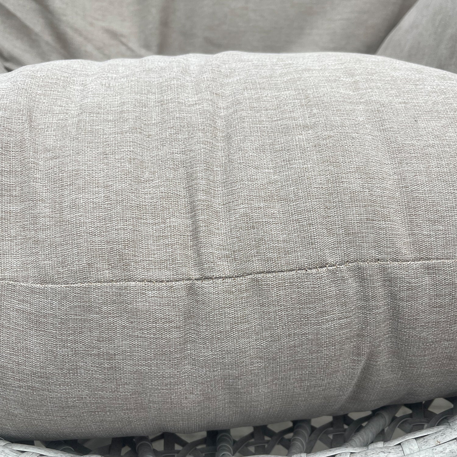 Luxe Dikker Hangstoelkussen- Grijsbeige