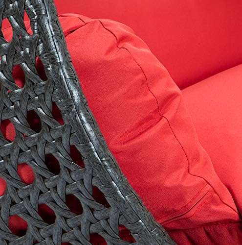 Luxe 2 Persoons Hangstoelkussen Rood