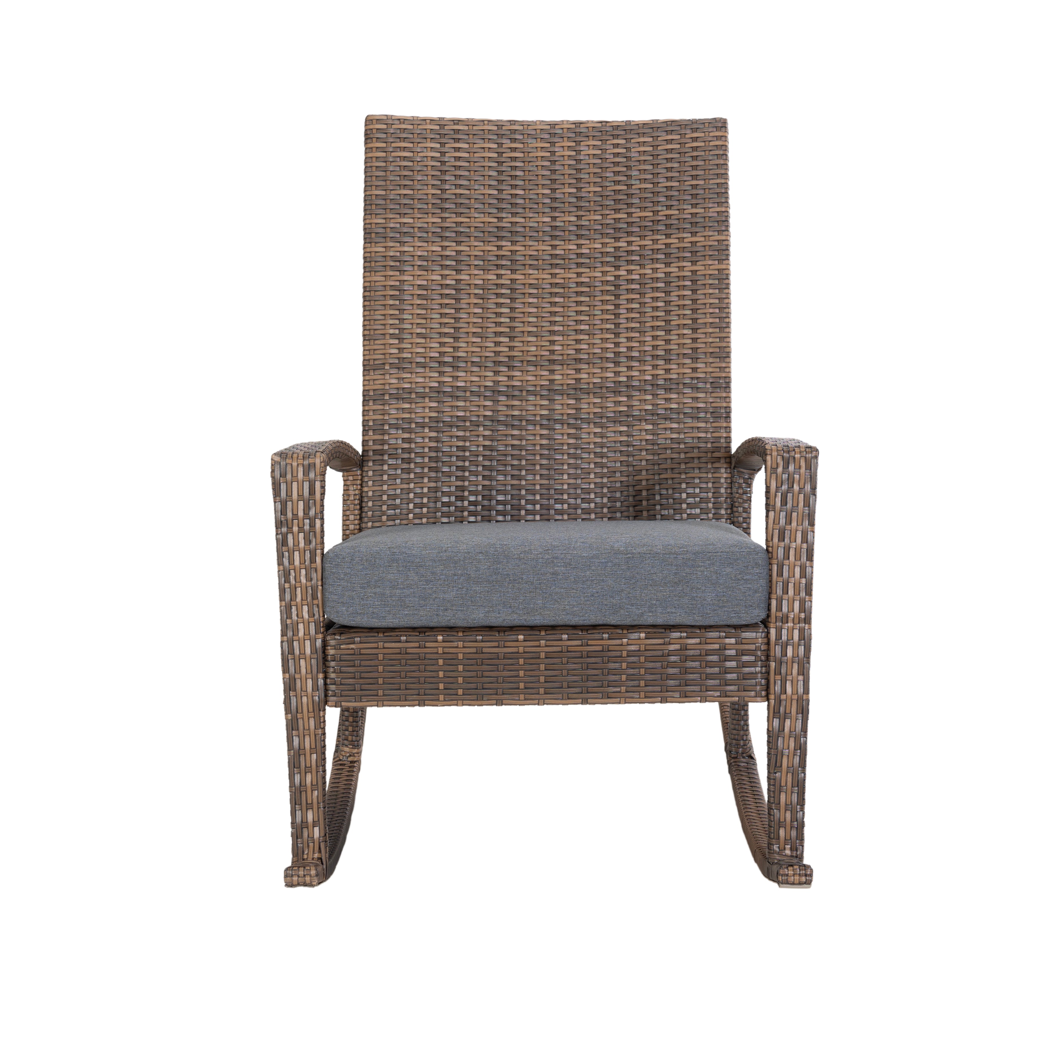 Luna Rocking chair - Bruin Tuinstoel Schommelstoel