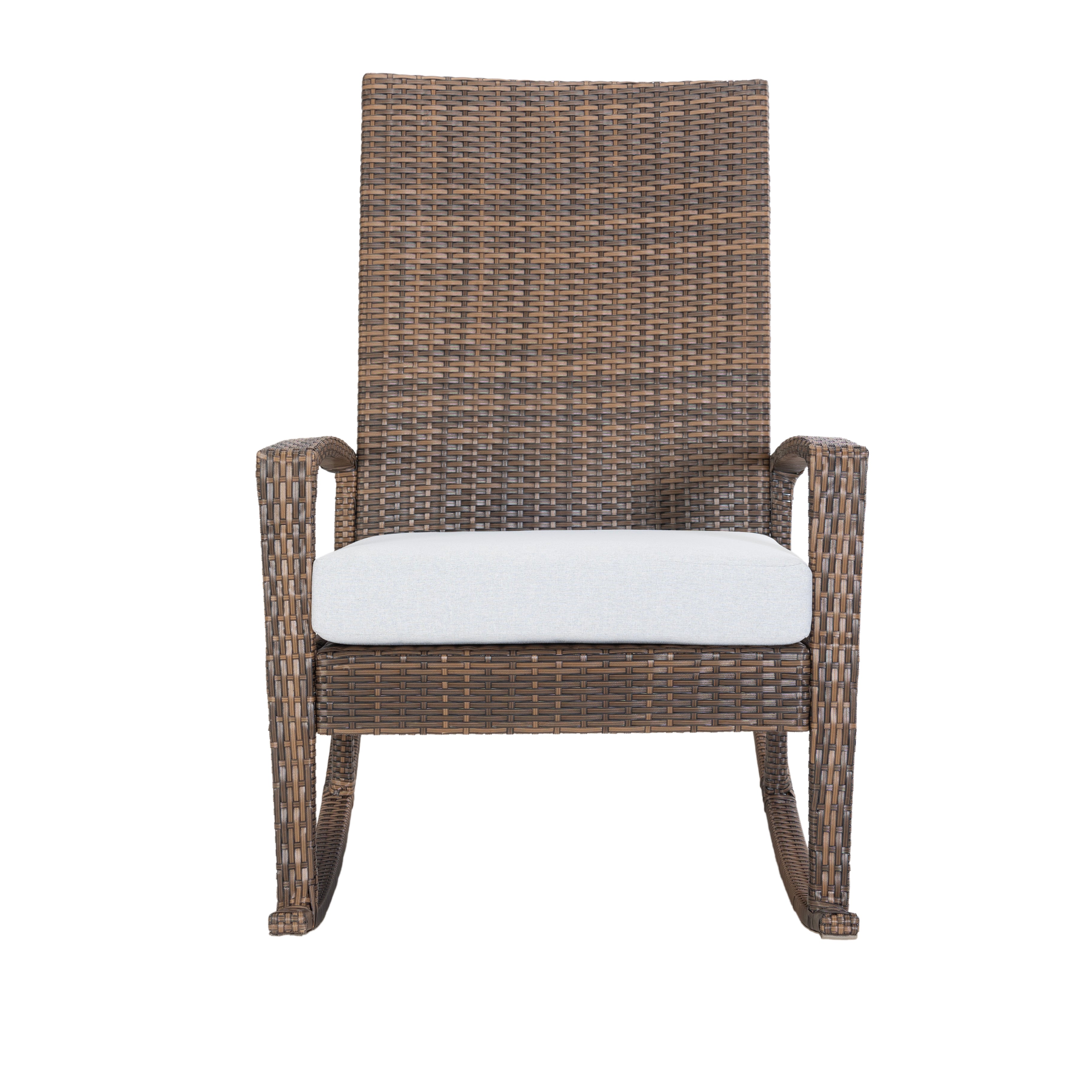 Luna Rocking chair - Bruin Tuinstoel Schommelstoel