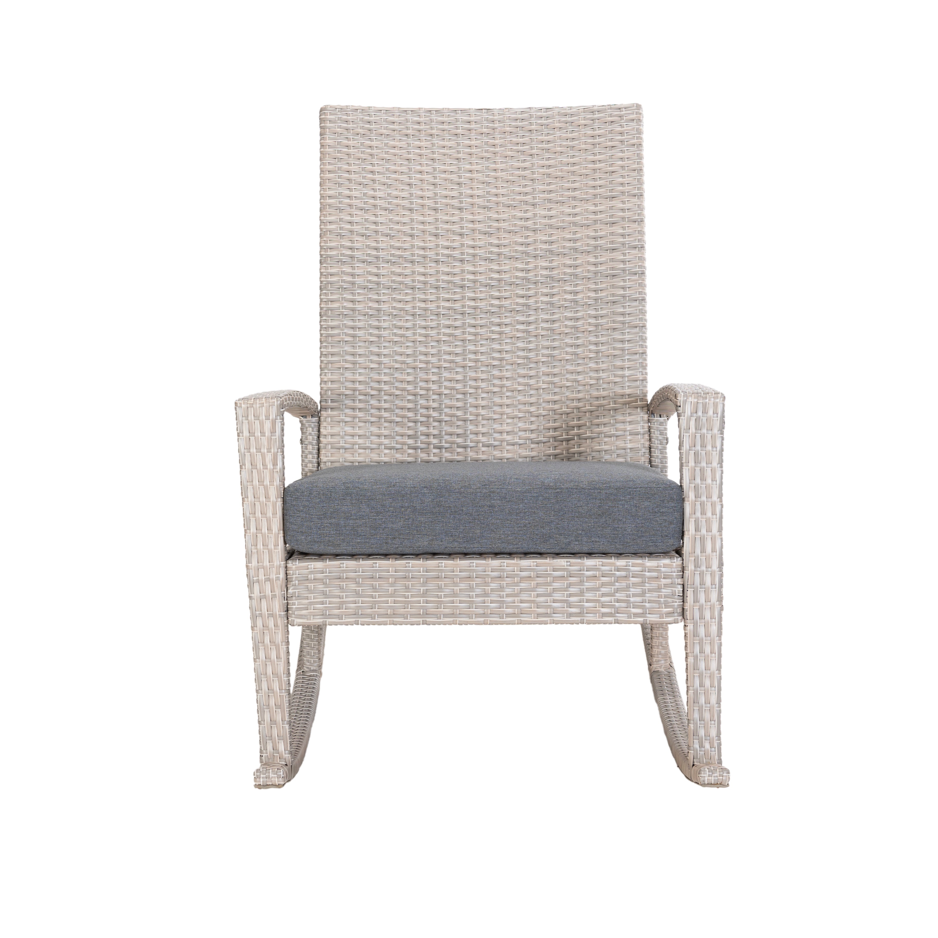 Luna Rocking chair - Beige Tuinstoel Schommelstoel