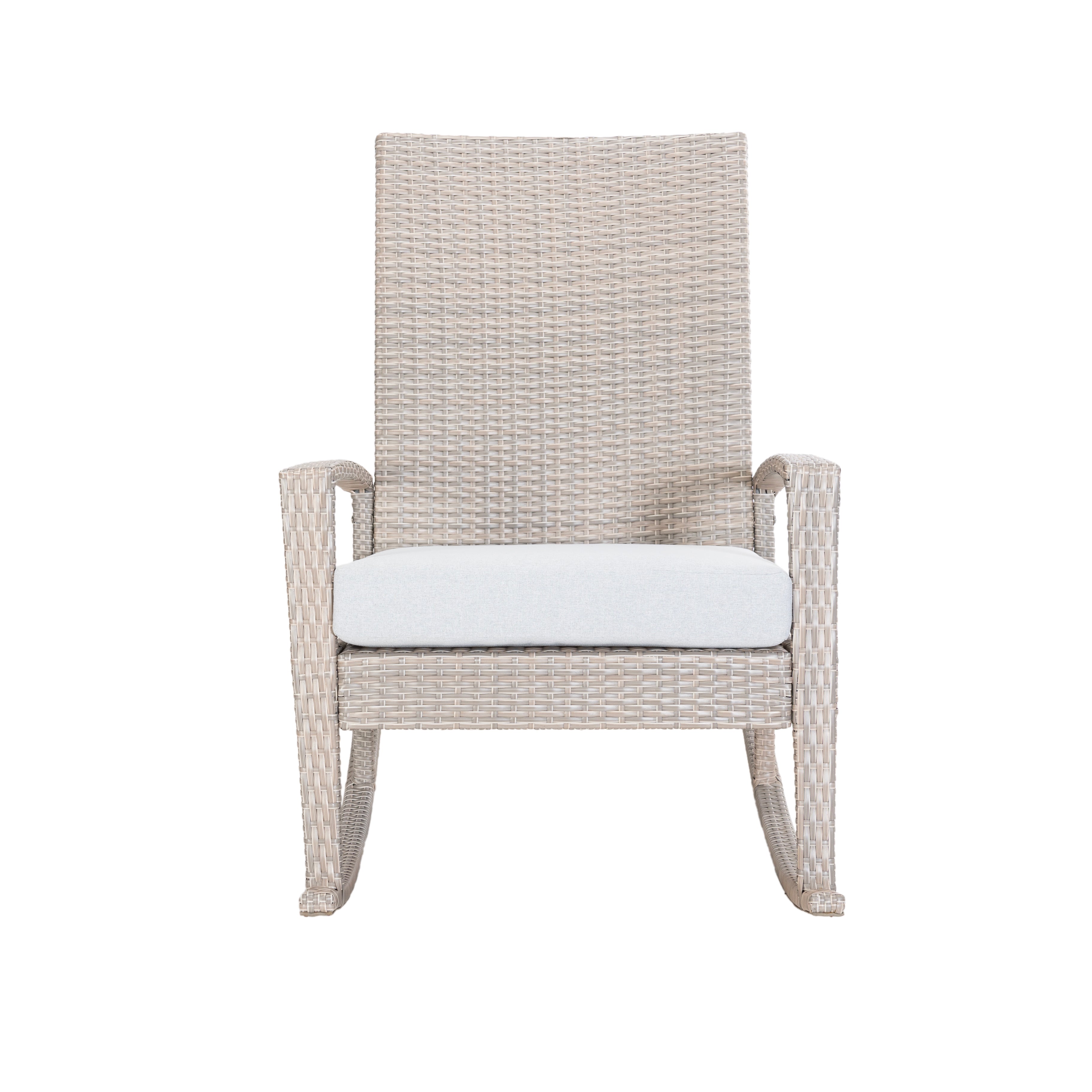 Luna Rocking chair - Beige Tuinstoel Schommelstoel
