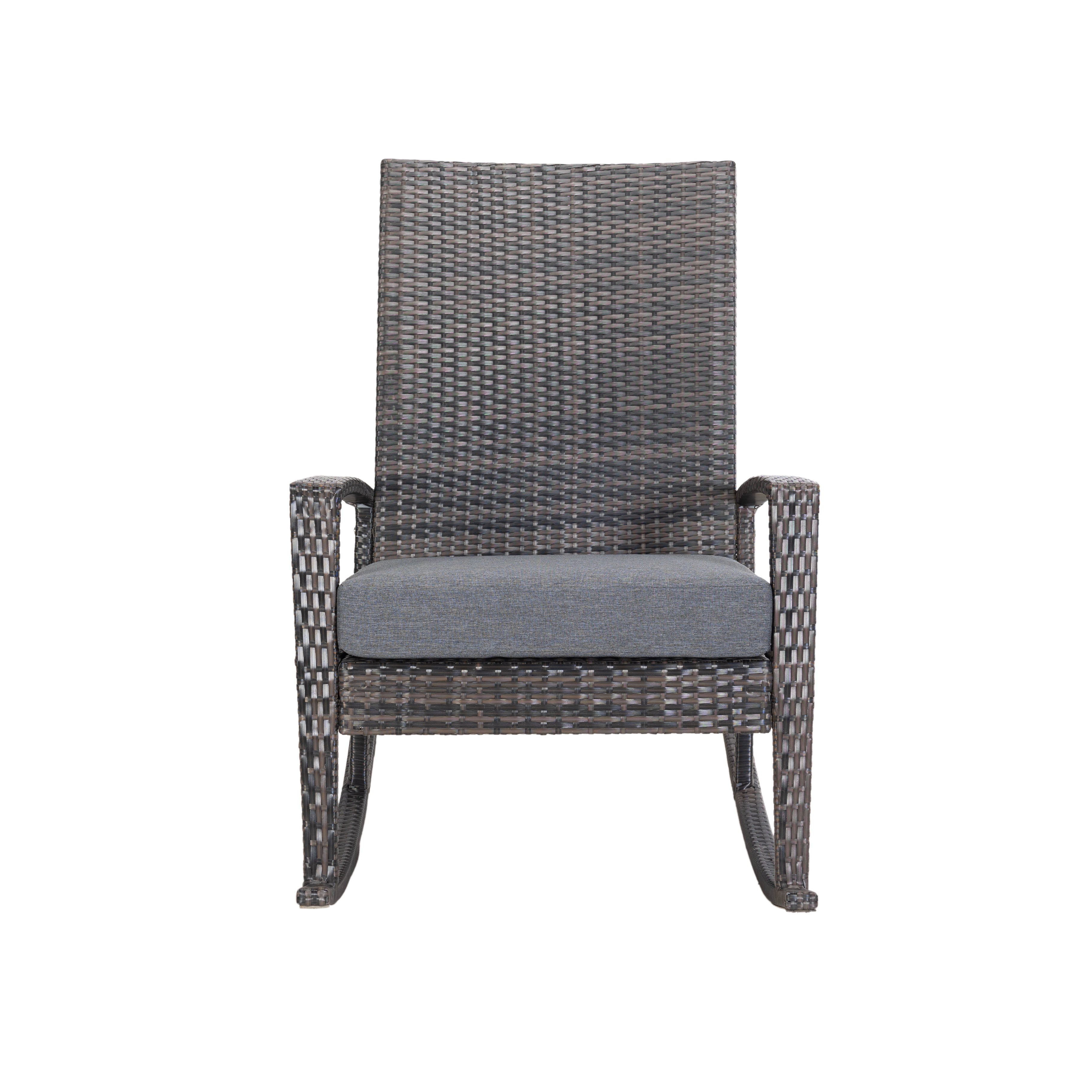 Luna Rocking chair - Donkerbruin Tuinstoel Schommelstoel