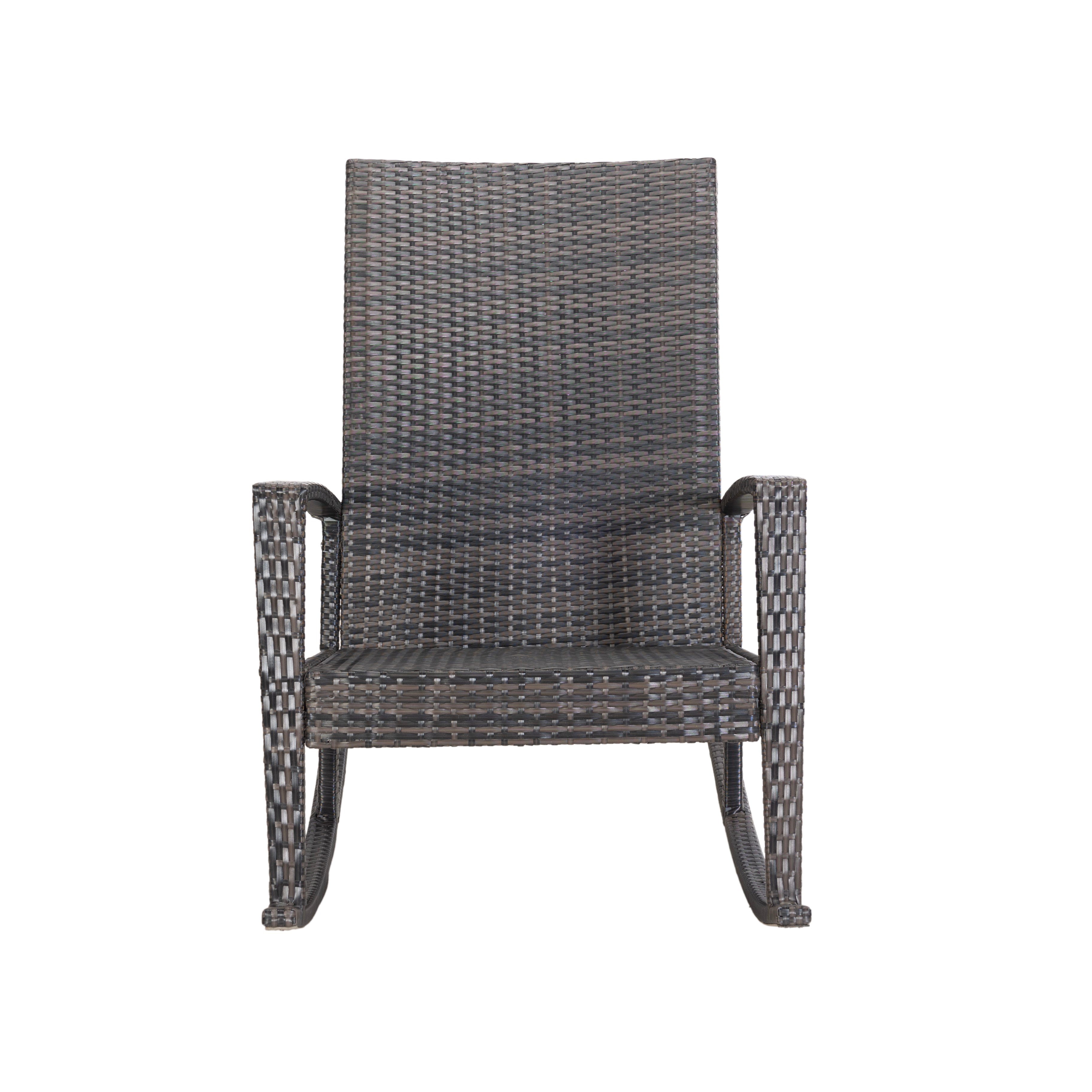 Luna Rocking chair - Donkerbruin Tuinstoel Schommelstoel