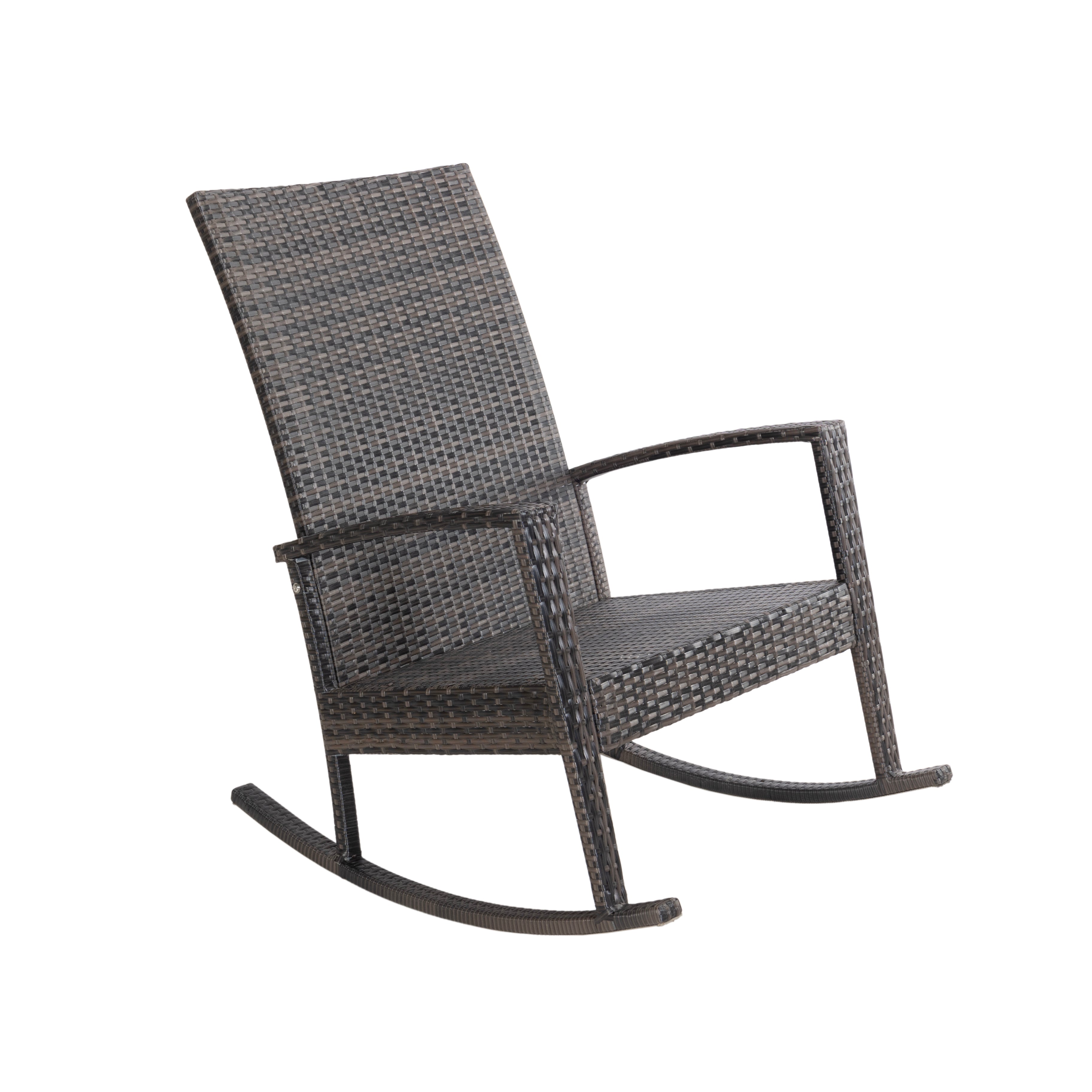 Luna Rocking chair - Donkerbruin Tuinstoel Schommelstoel