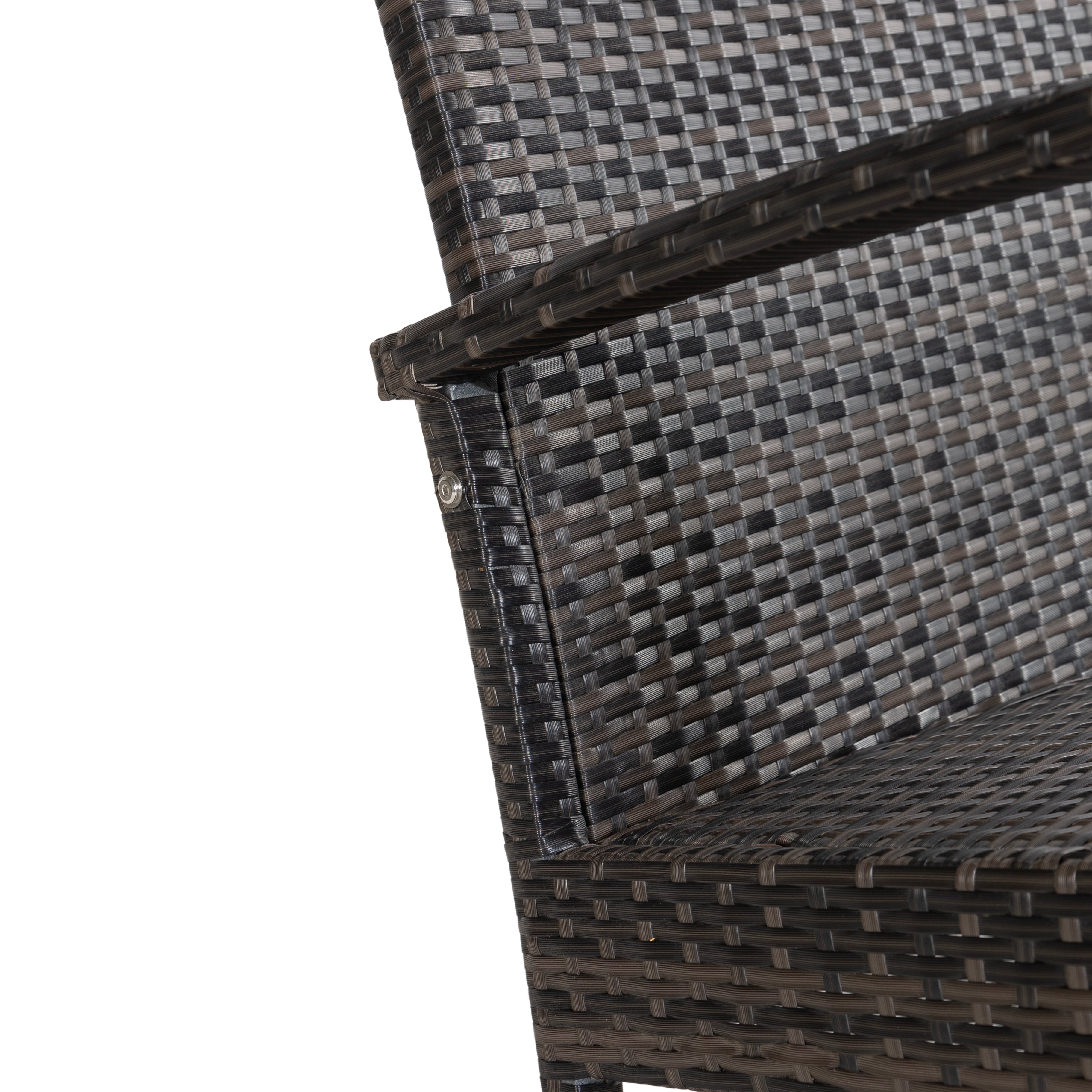 Luna Rocking chair - Donkerbruin Tuinstoel Schommelstoel