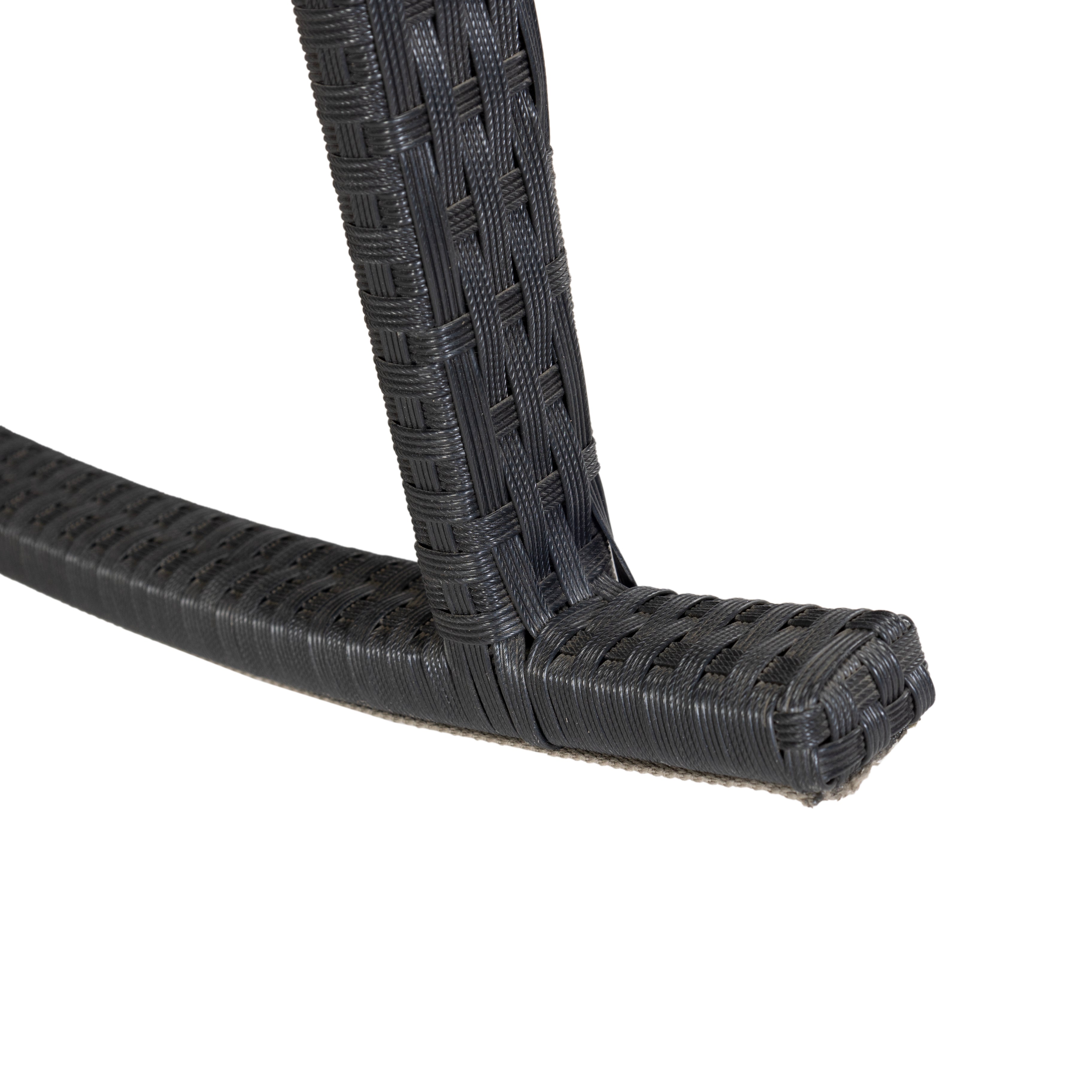 Luna Rocking chair - Zwart Tuinstoel Schommelstoel