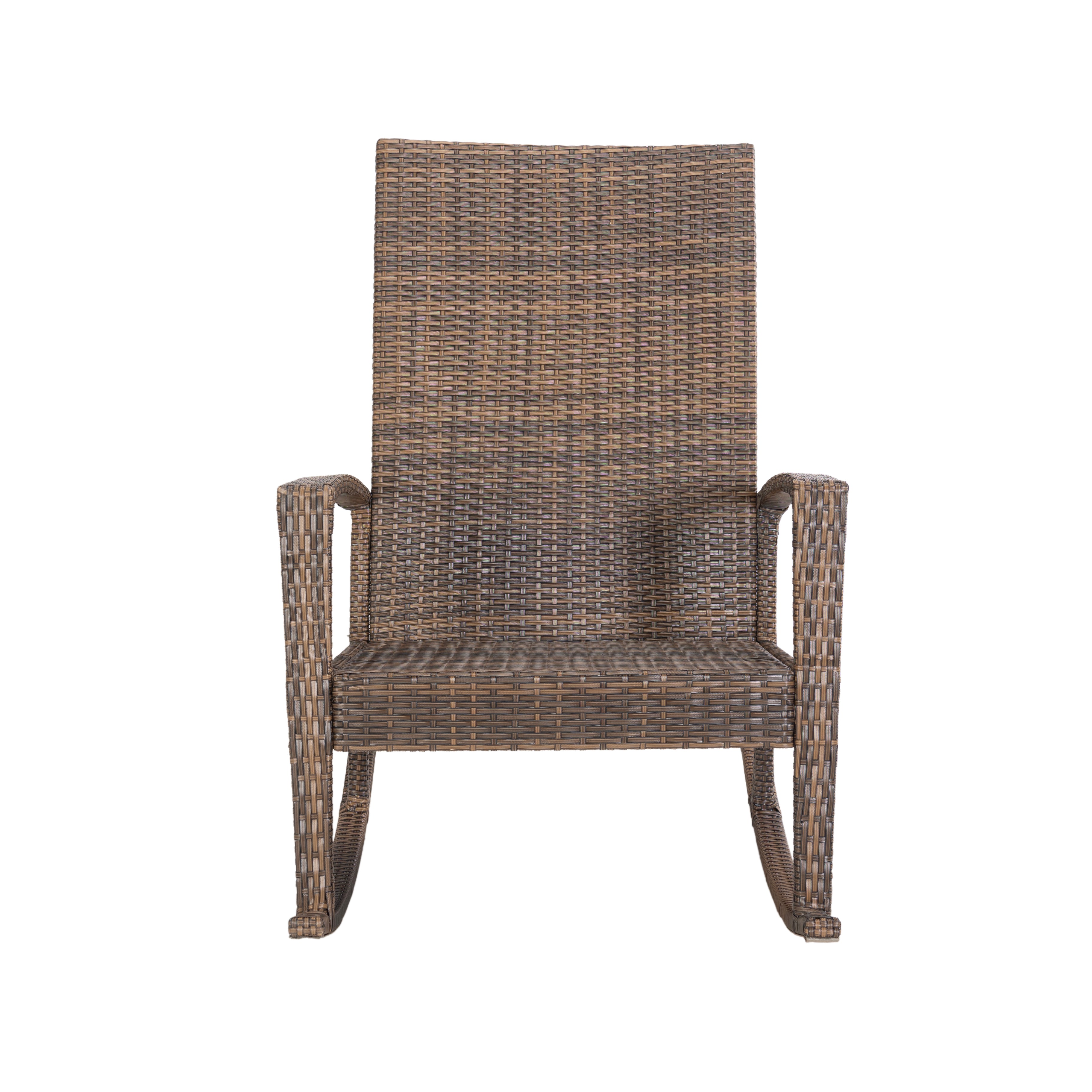 Luna Rocking chair - Bruin Tuinstoel Schommelstoel