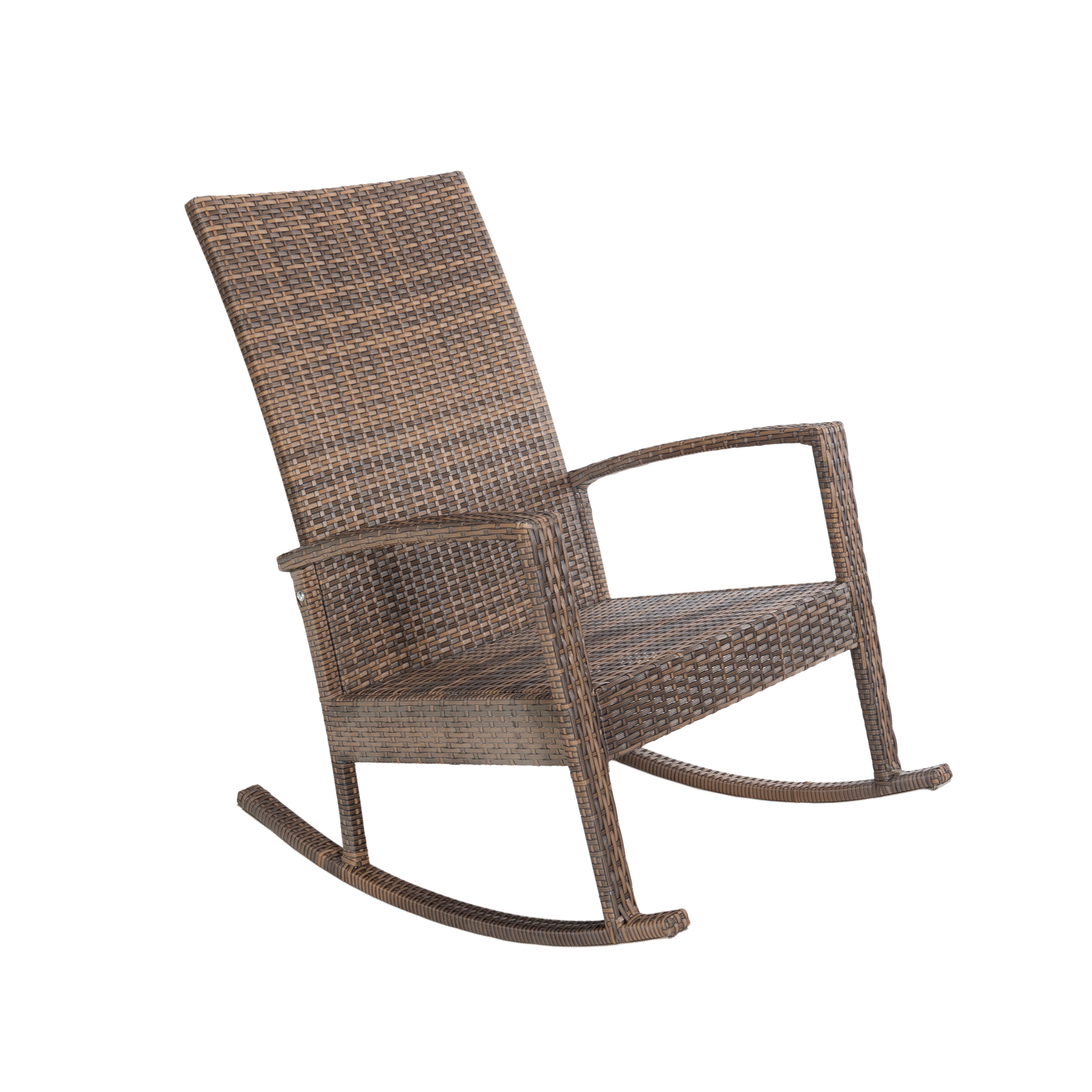 Luna Rocking chair - Bruin Tuinstoel Schommelstoel
