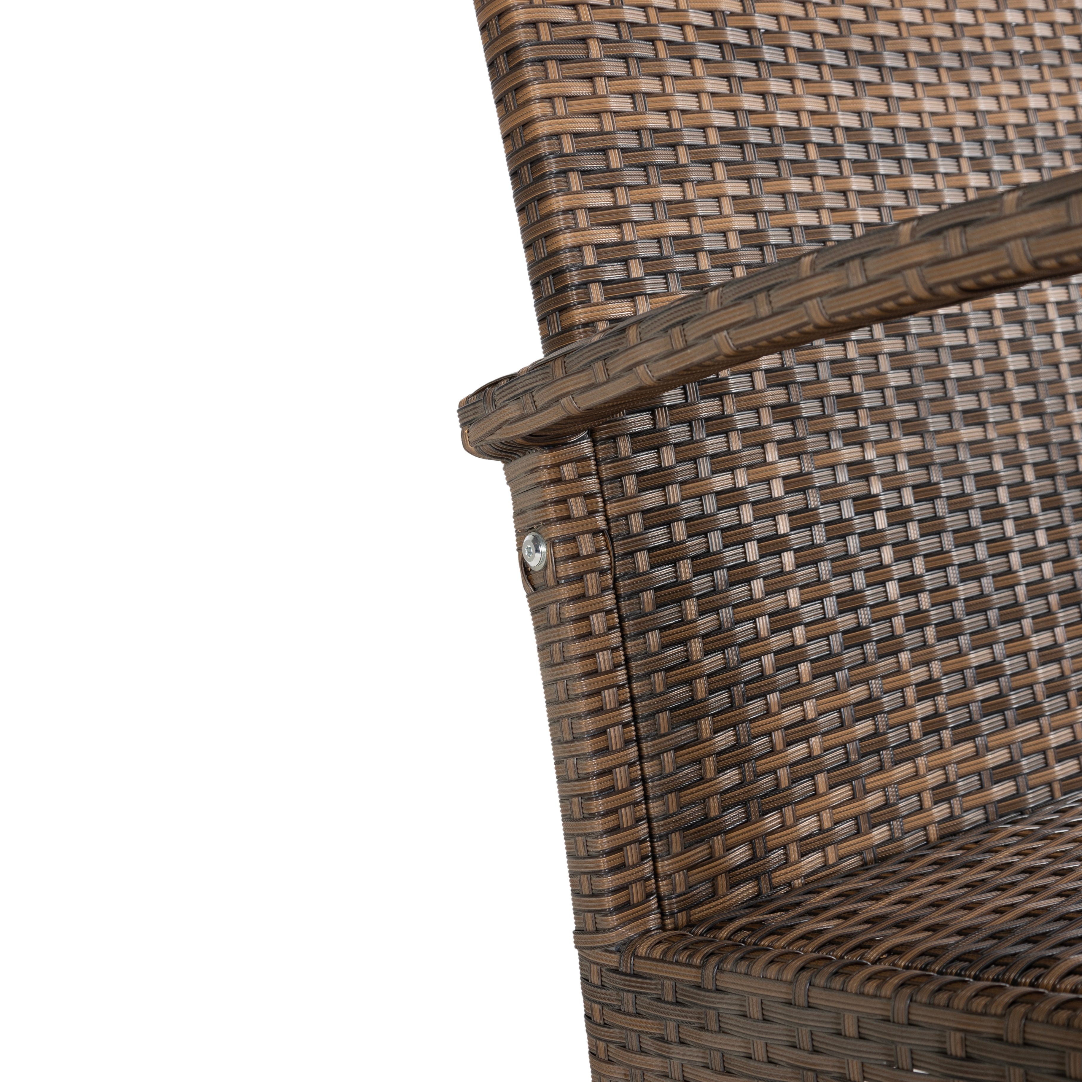 Luna Rocking chair - Bruin Tuinstoel Schommelstoel