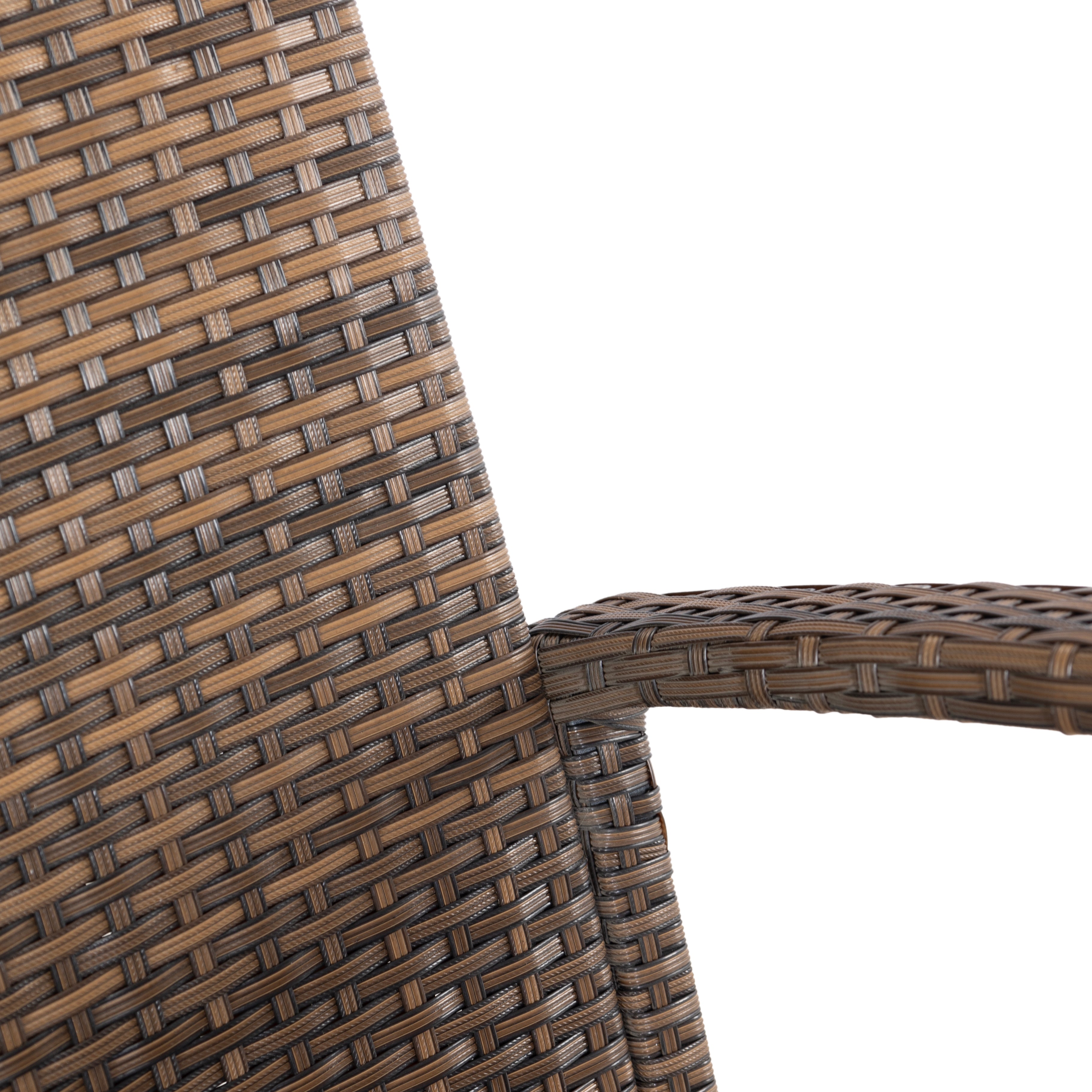 Luna Rocking chair - Bruin Tuinstoel Schommelstoel