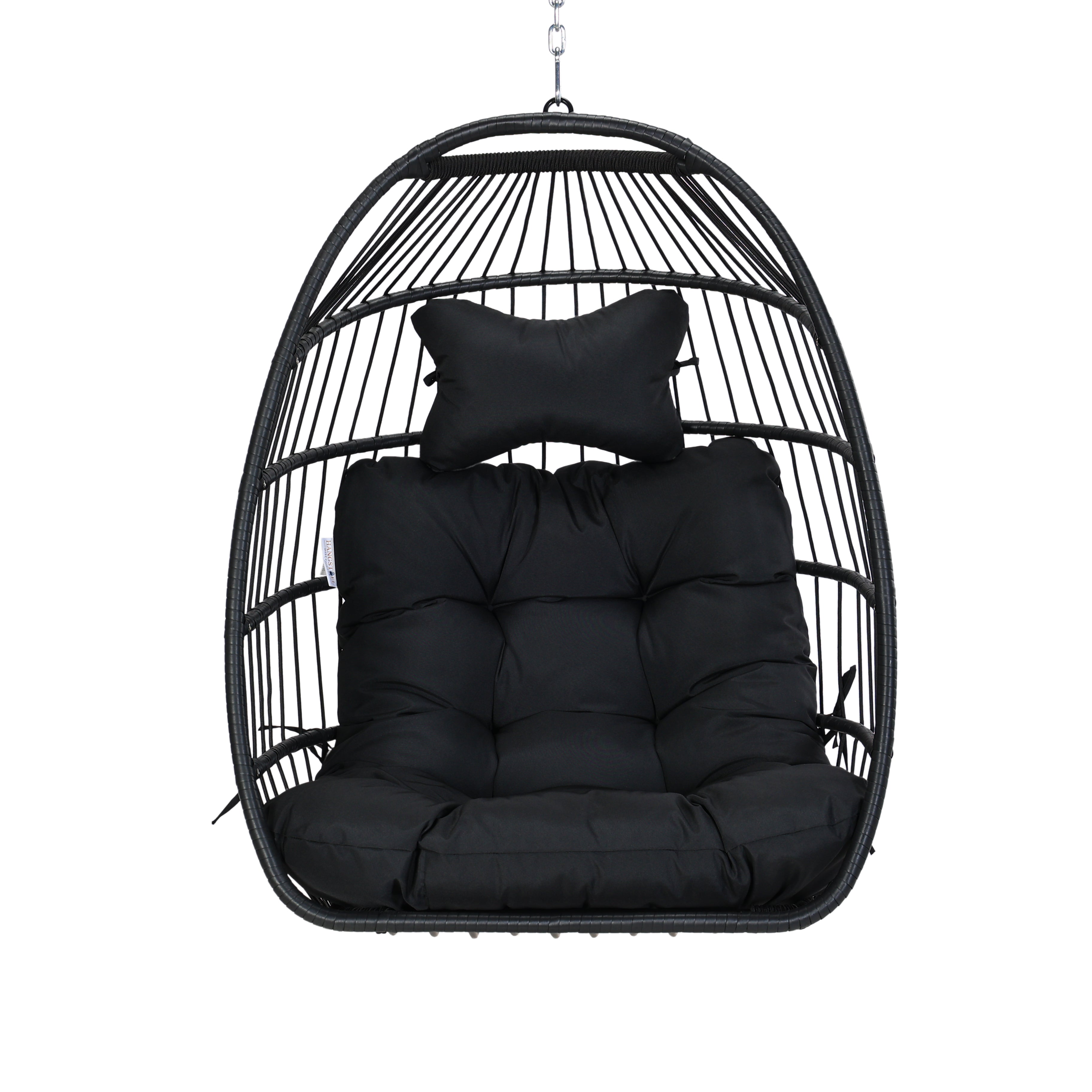 Basket Hangstoel Symphony - Zwart Wicker