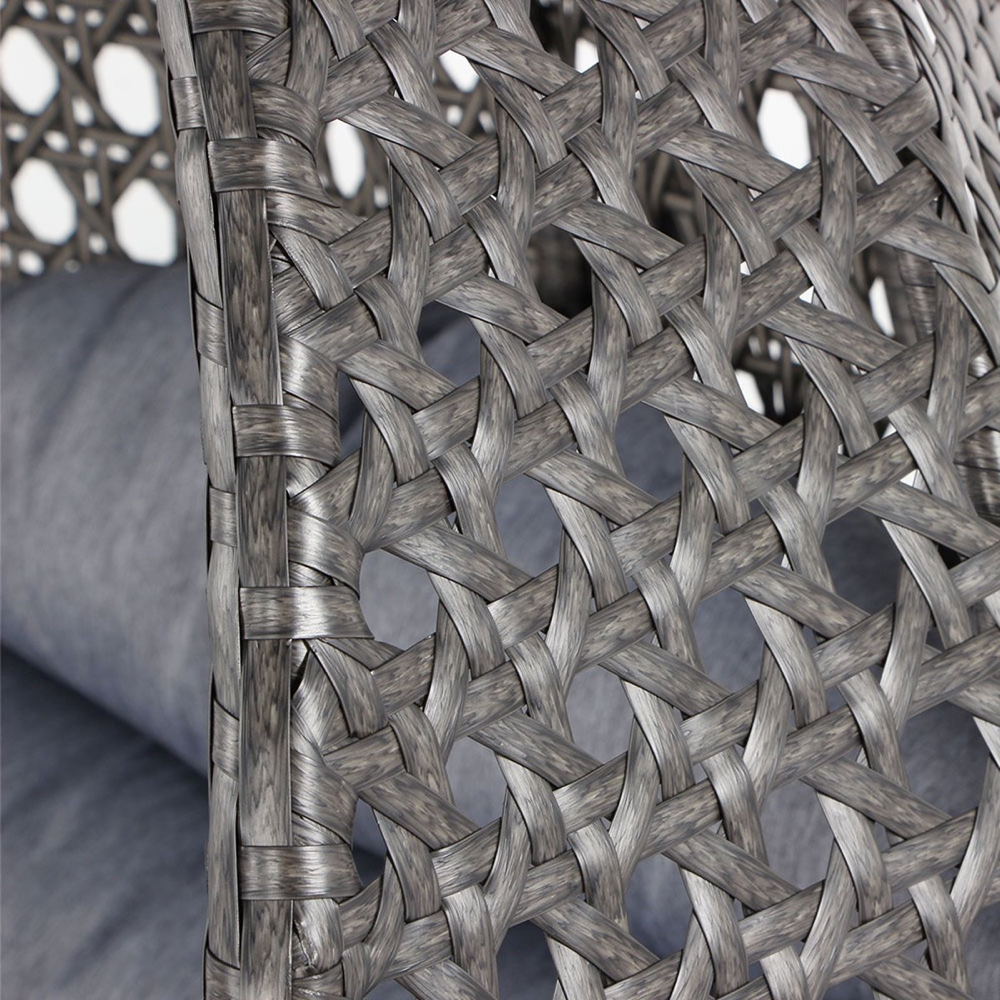 Hangstoel Dubai - Zwart frame