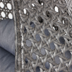 Hangstoel Dubai - Zwart frame