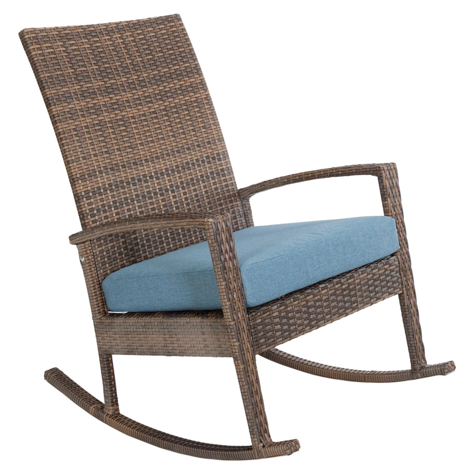 Luna Rocking chair - Bruin Tuinstoel Schommelstoel