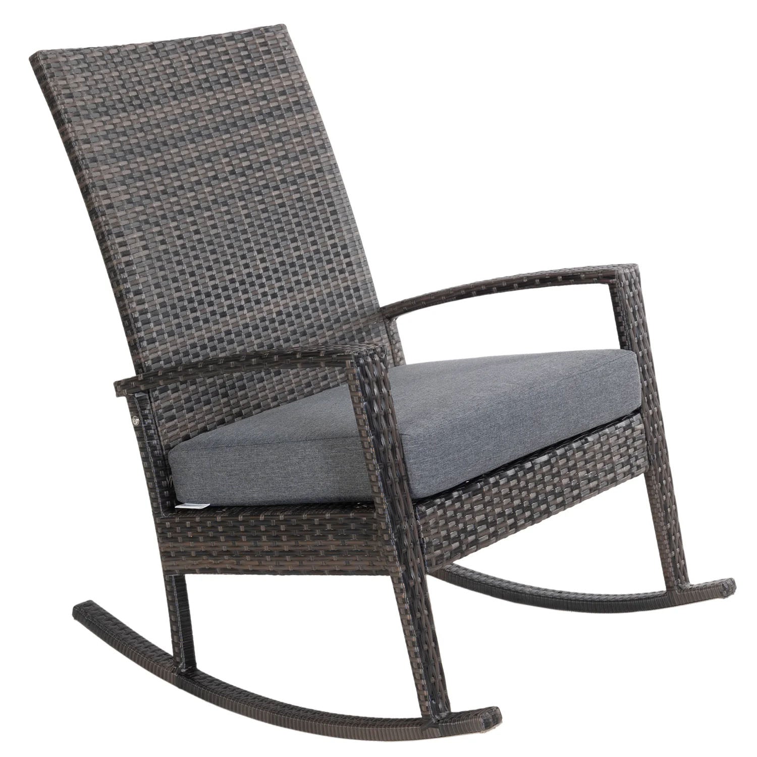 Luna Rocking chair - Donker bruin Tuinstoel Schommelstoel
