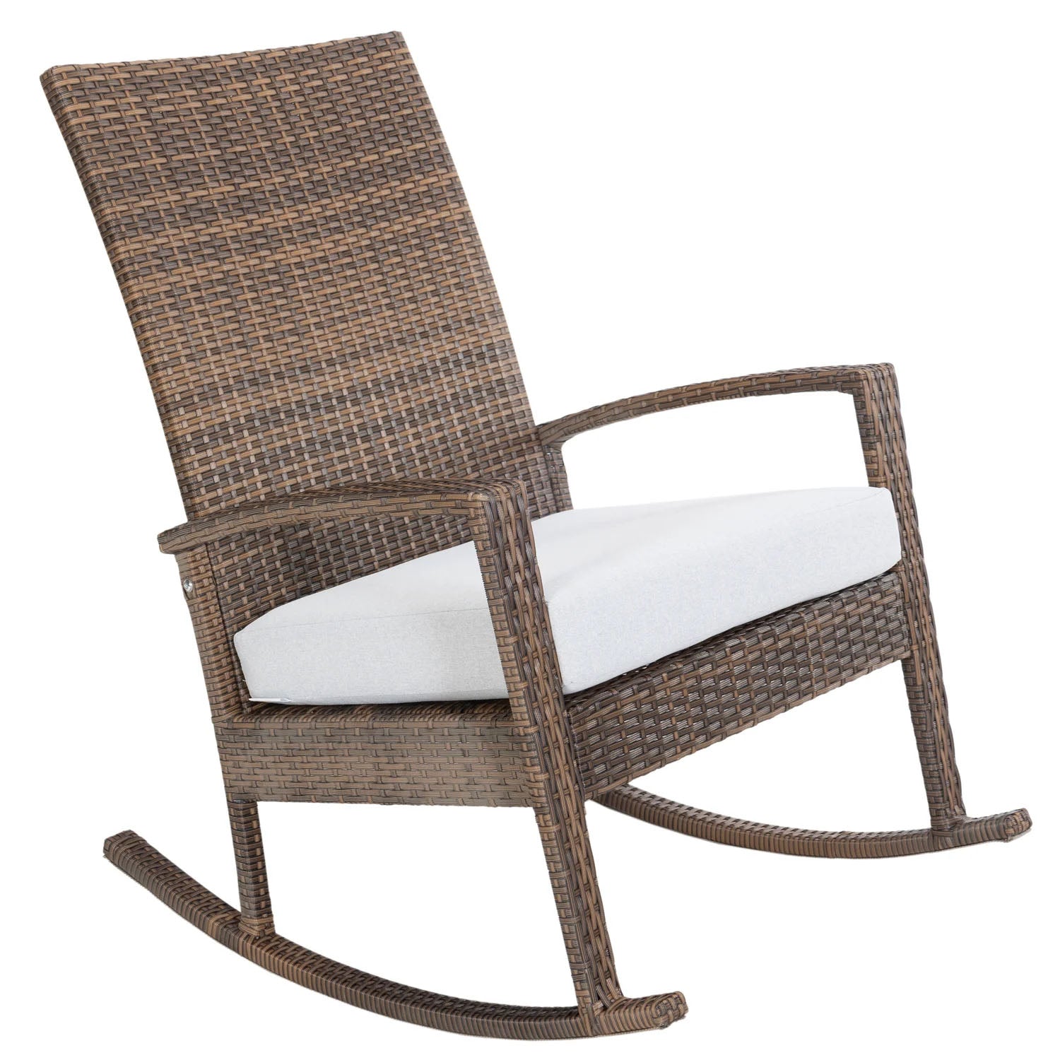 Luna Rocking chair - Bruin Tuinstoel Schommelstoel