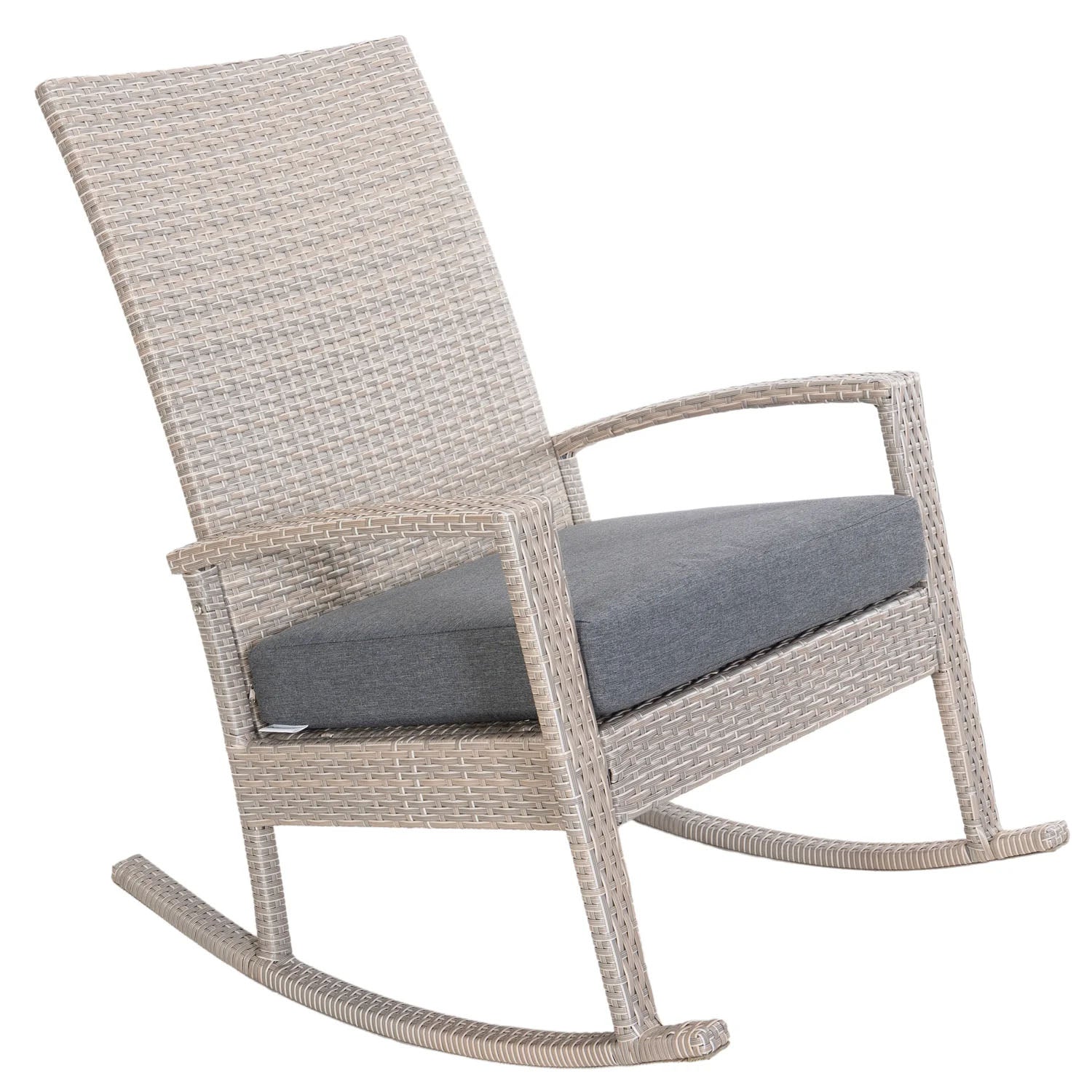 Luna Rocking chair - Beige Tuinstoel Schommelstoel