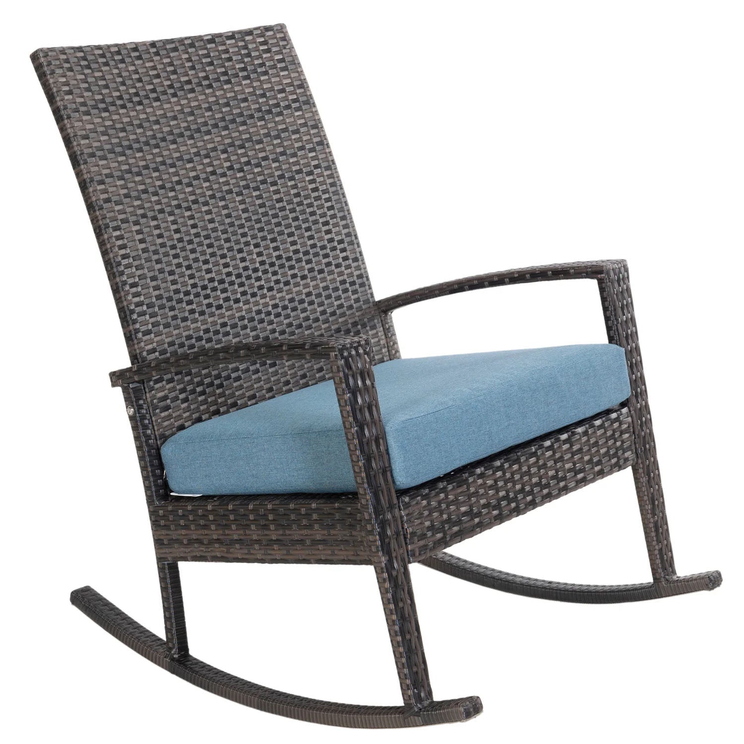Luna Rocking chair - Donkerbruin Tuinstoel Schommelstoel
